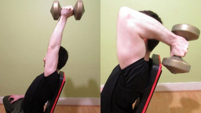 one arm tricep extension