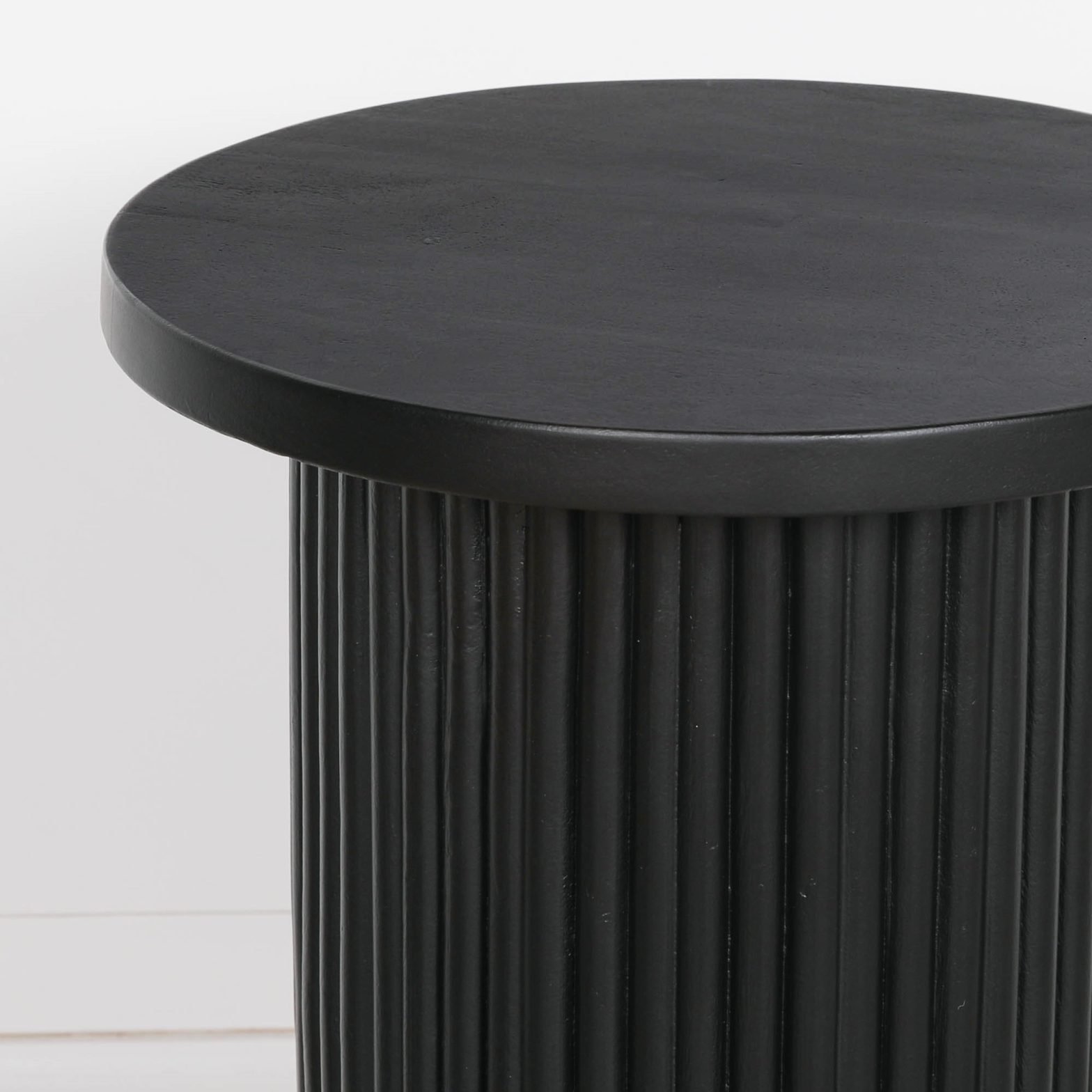 ribbed side table