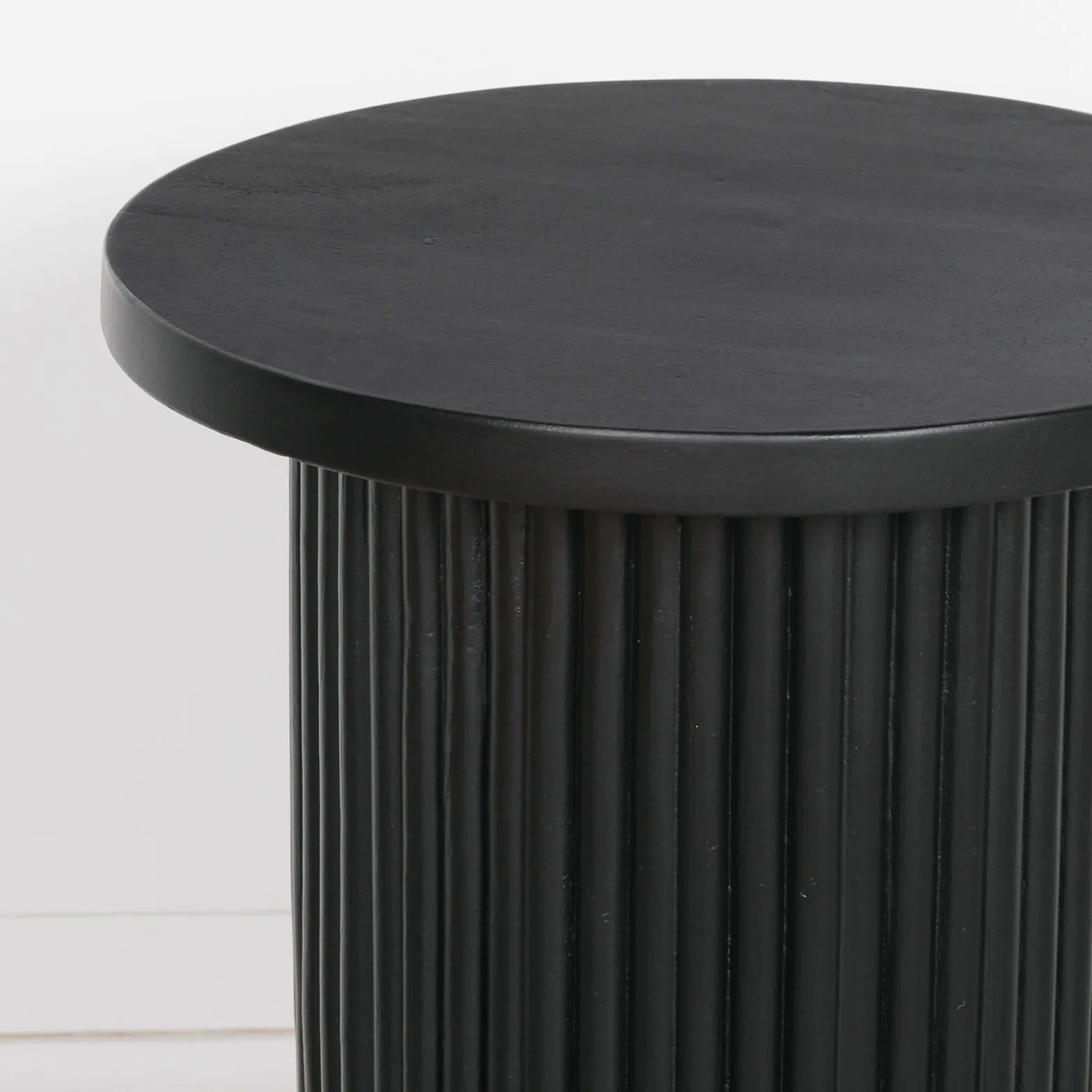 ribbed side table
